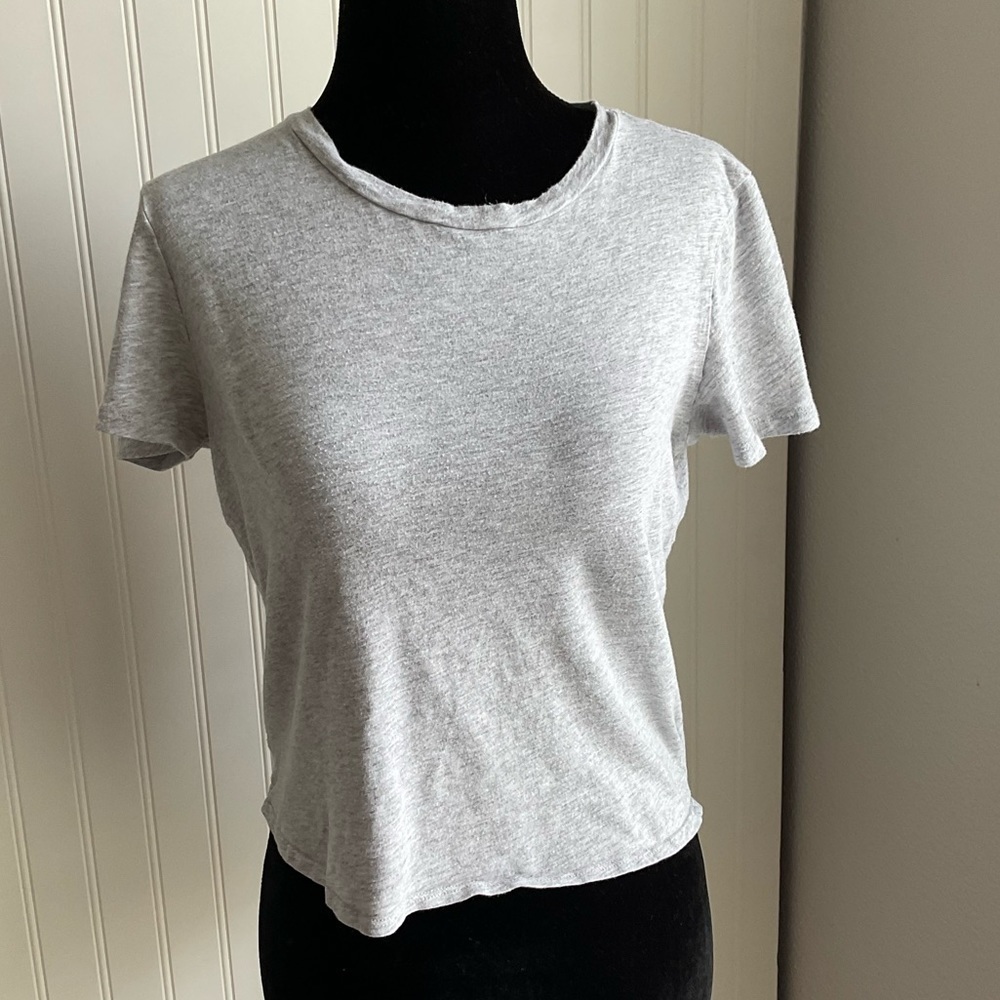 AERIE crop top with tie back, M